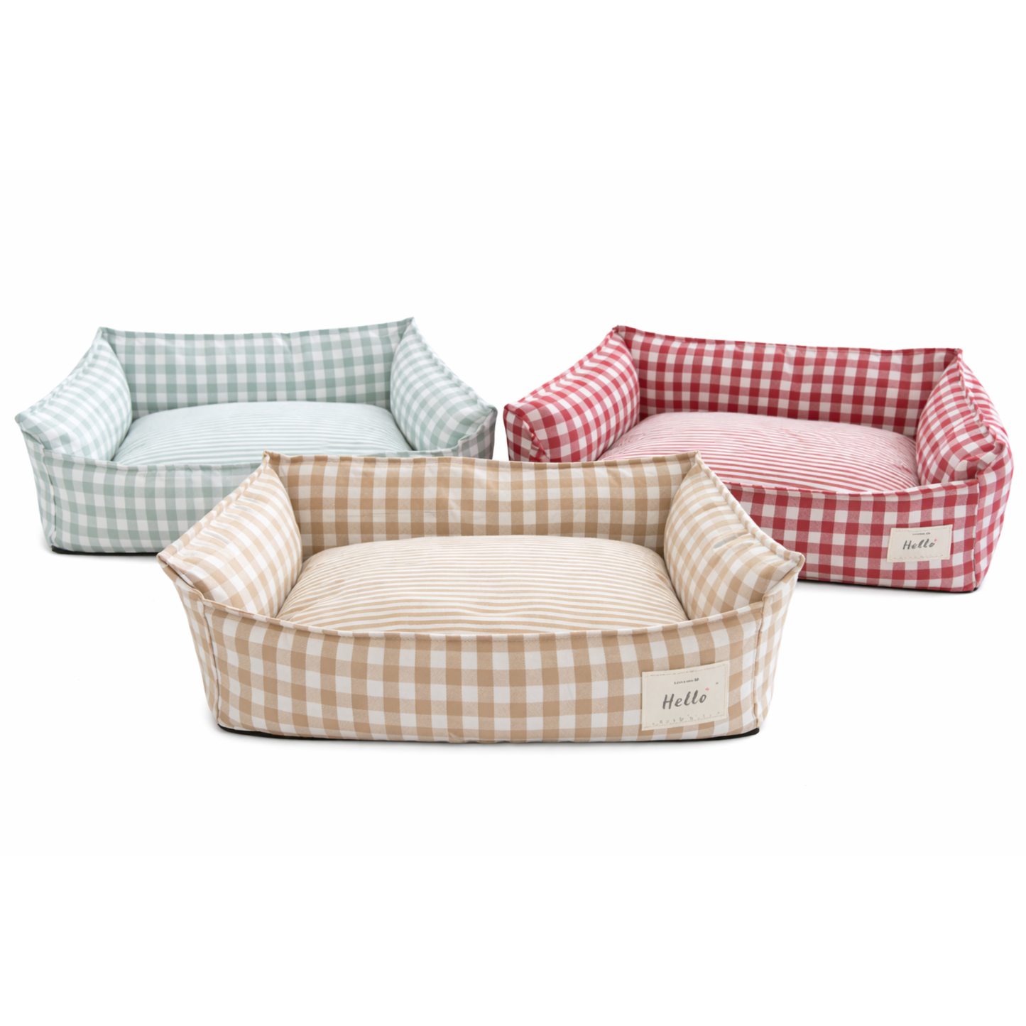 Chelsea Gingham Dog Bed
