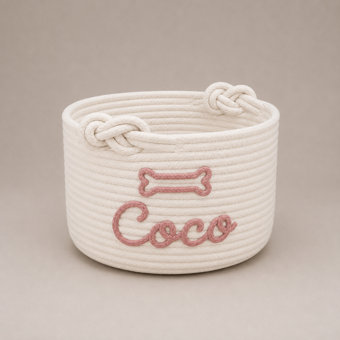 The Keep cotton rope toy basket