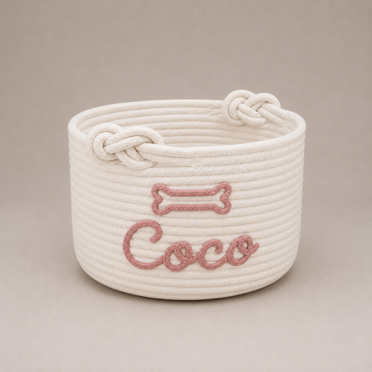 The Keep cotton rope toy basket