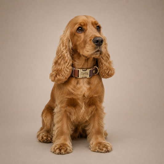 The Mayfair Collar with solid gold-tone buckle