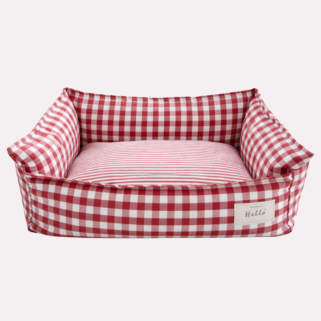 Chelsea Gingham Dog Bed