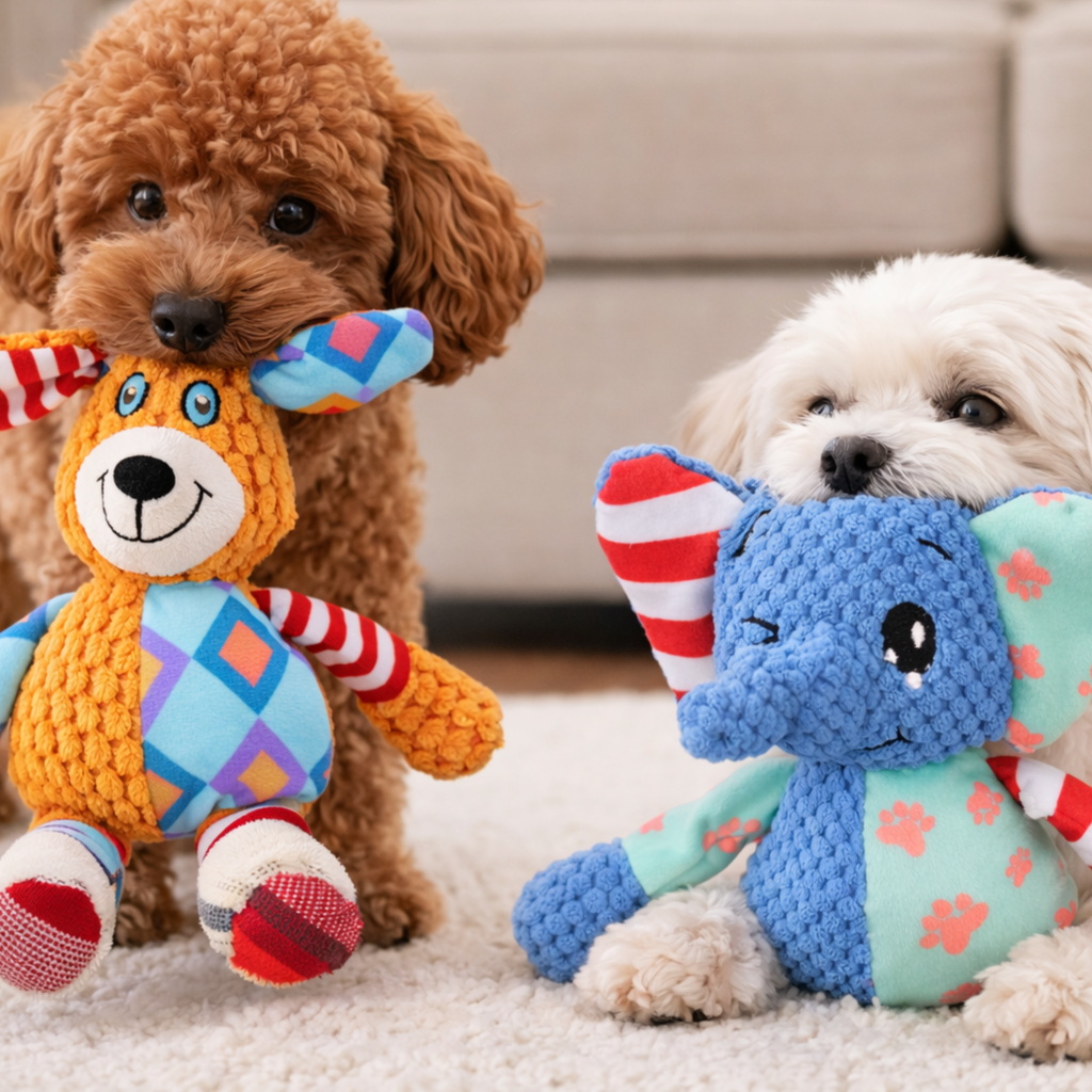 Plush Squeaky Dog Toy