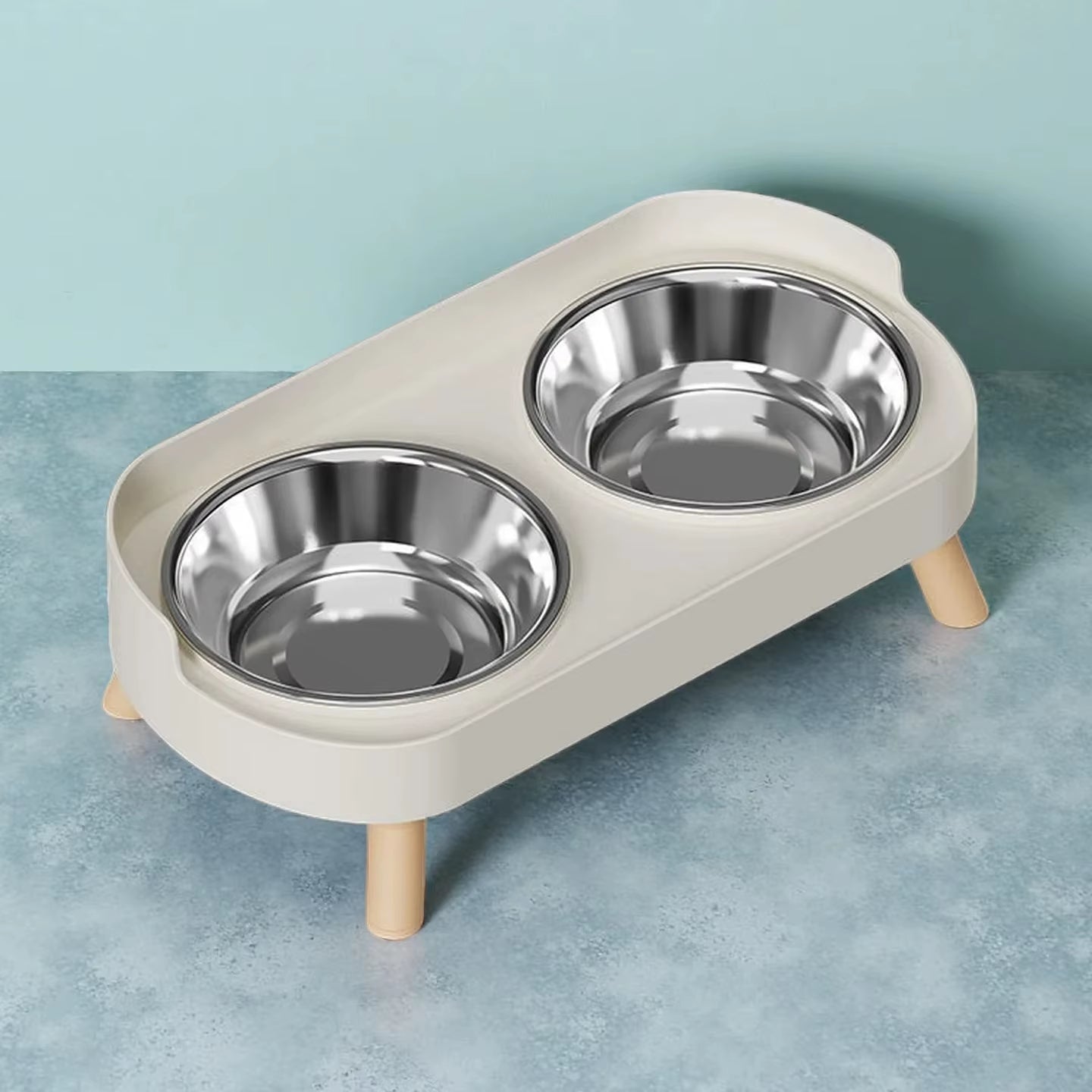 Elevated Double Pet Feeder