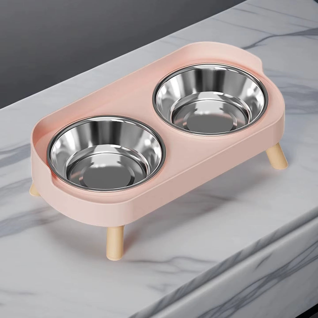 Elevated Double Pet Feeder