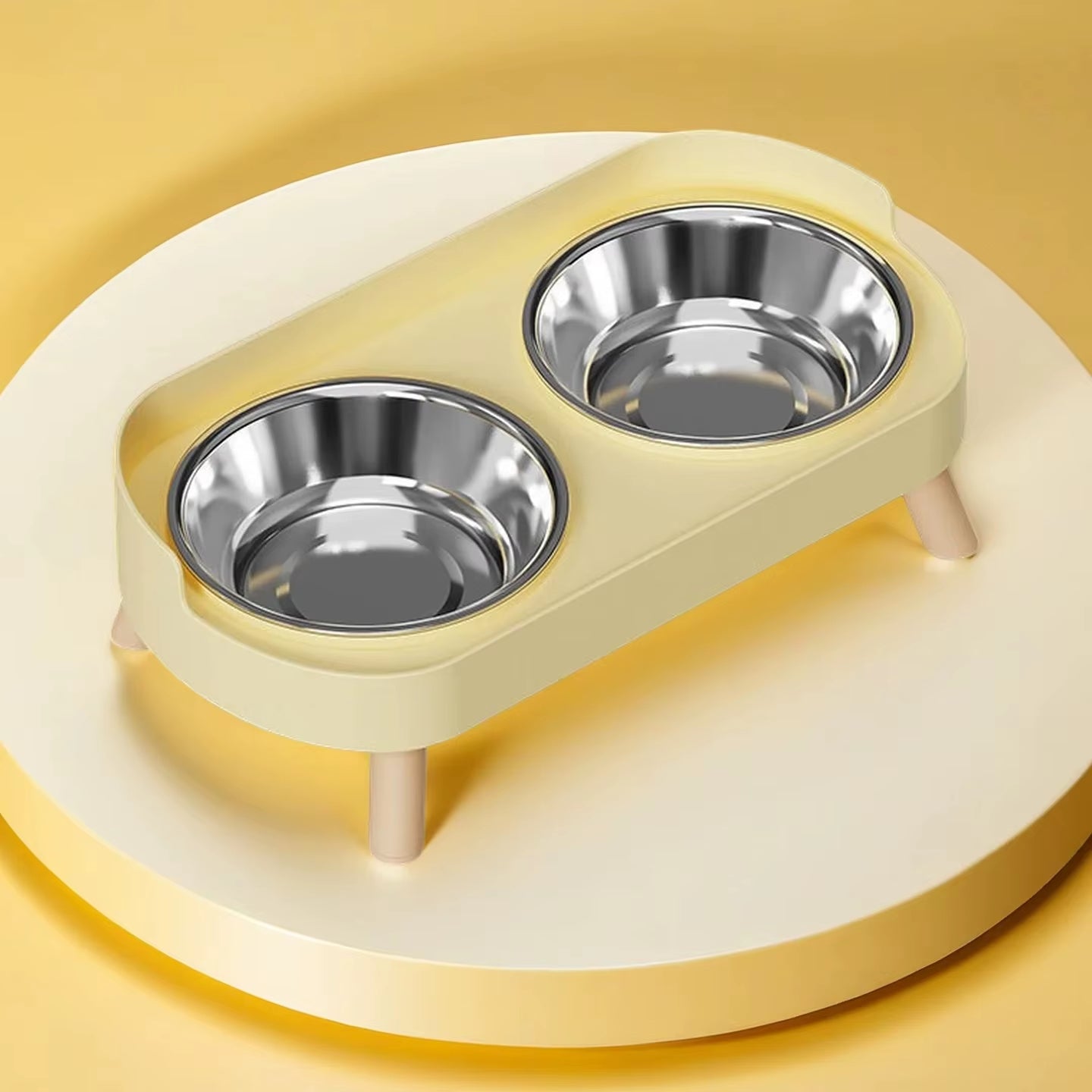 Elevated Double Pet Feeder