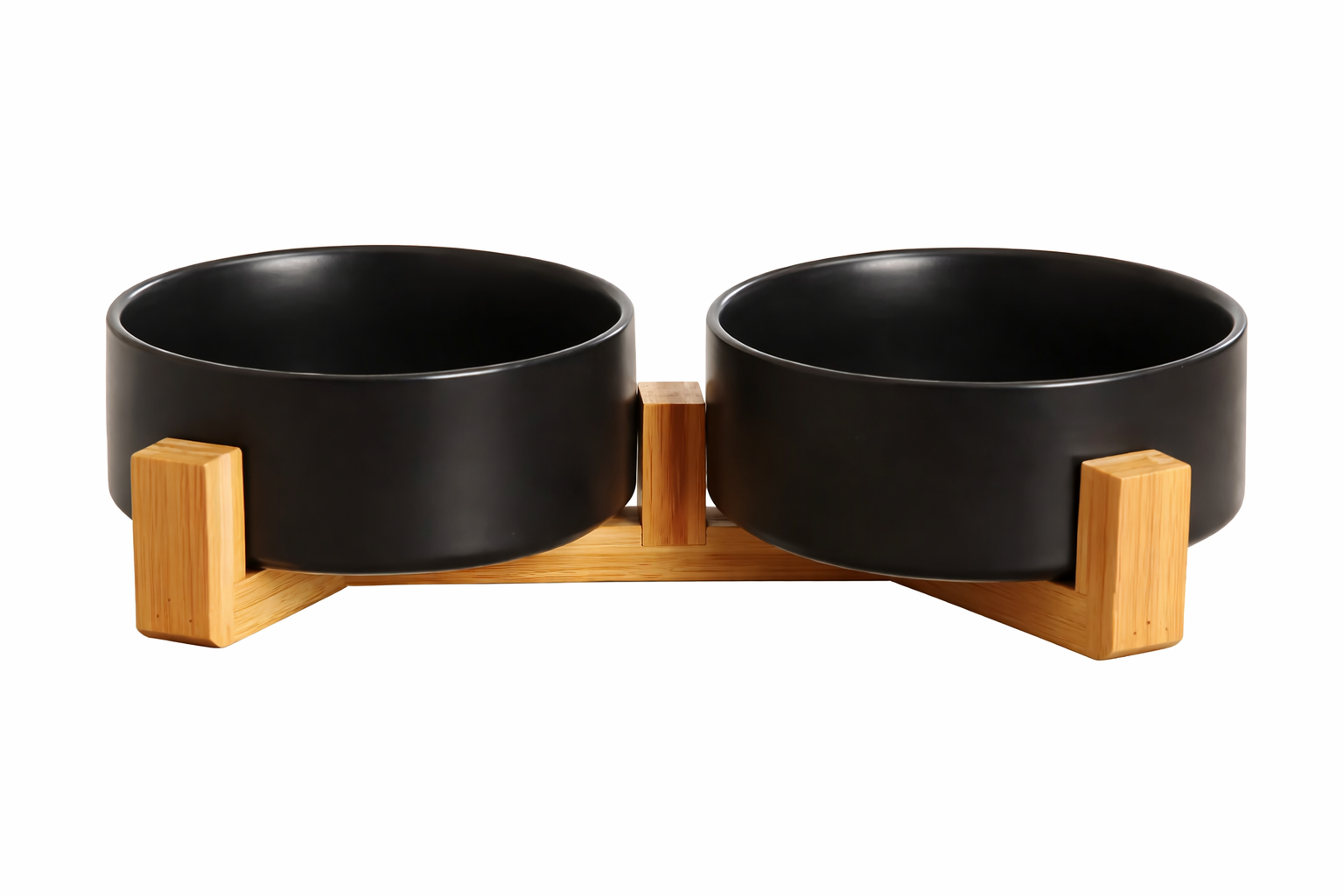 Elevated Ceramic Pet Bowl Set
