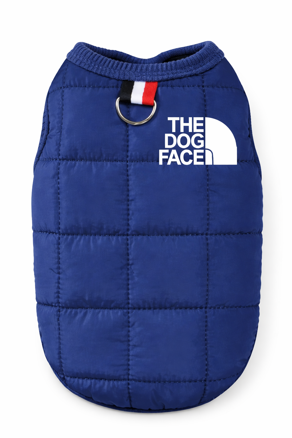 Quilted Dog Face Puffer Vest
