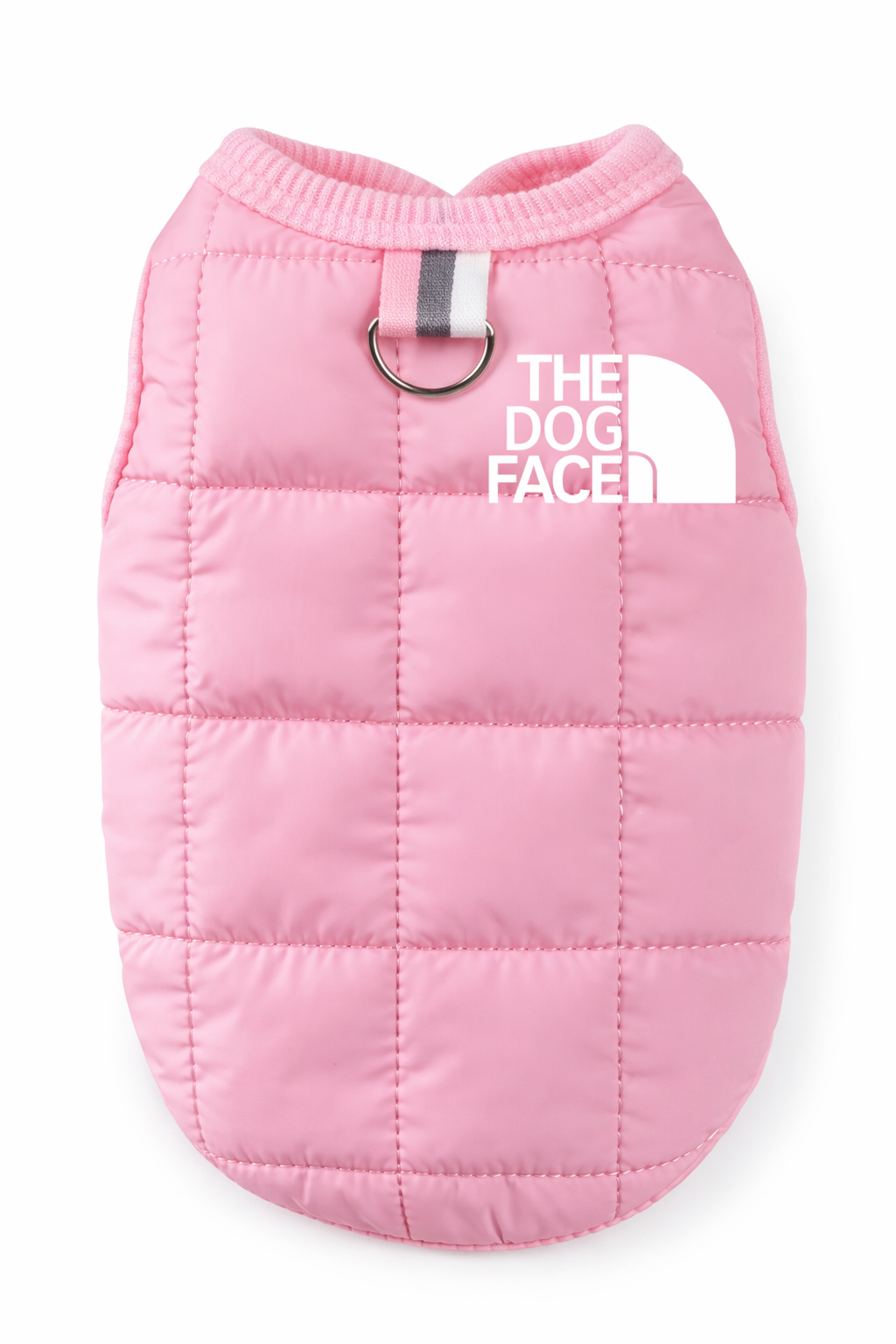 Quilted Dog Face Puffer Vest