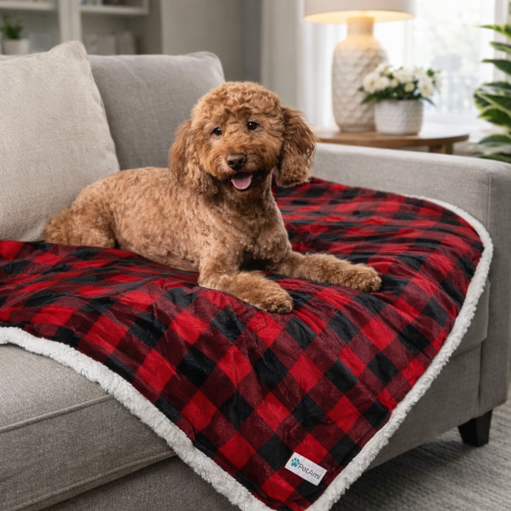 Waterproof Sherpa Dog Blanket