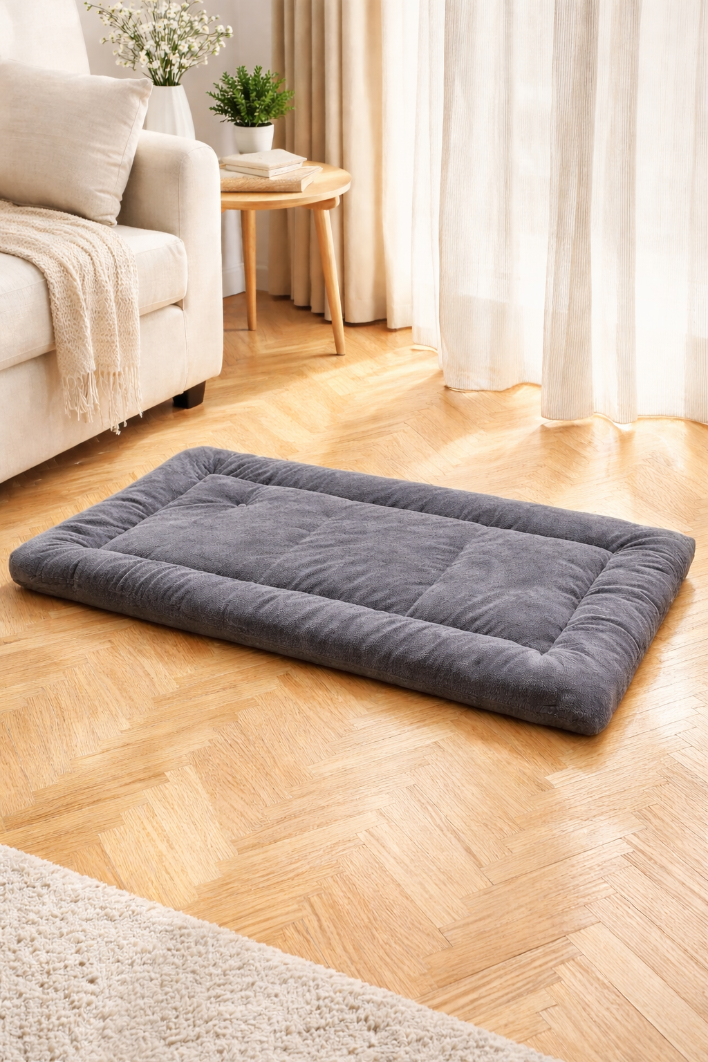 Plush Dog Bed Mat