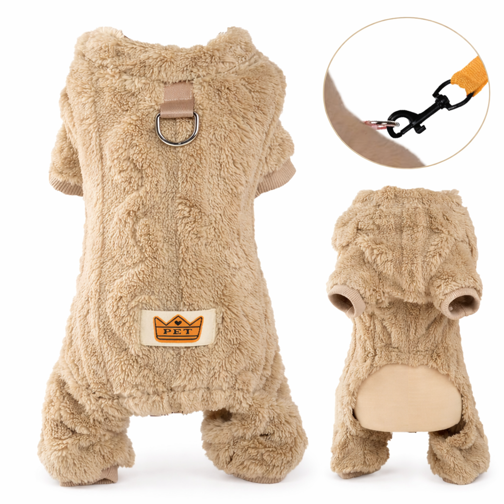 Fleece Dog Jumpsuit