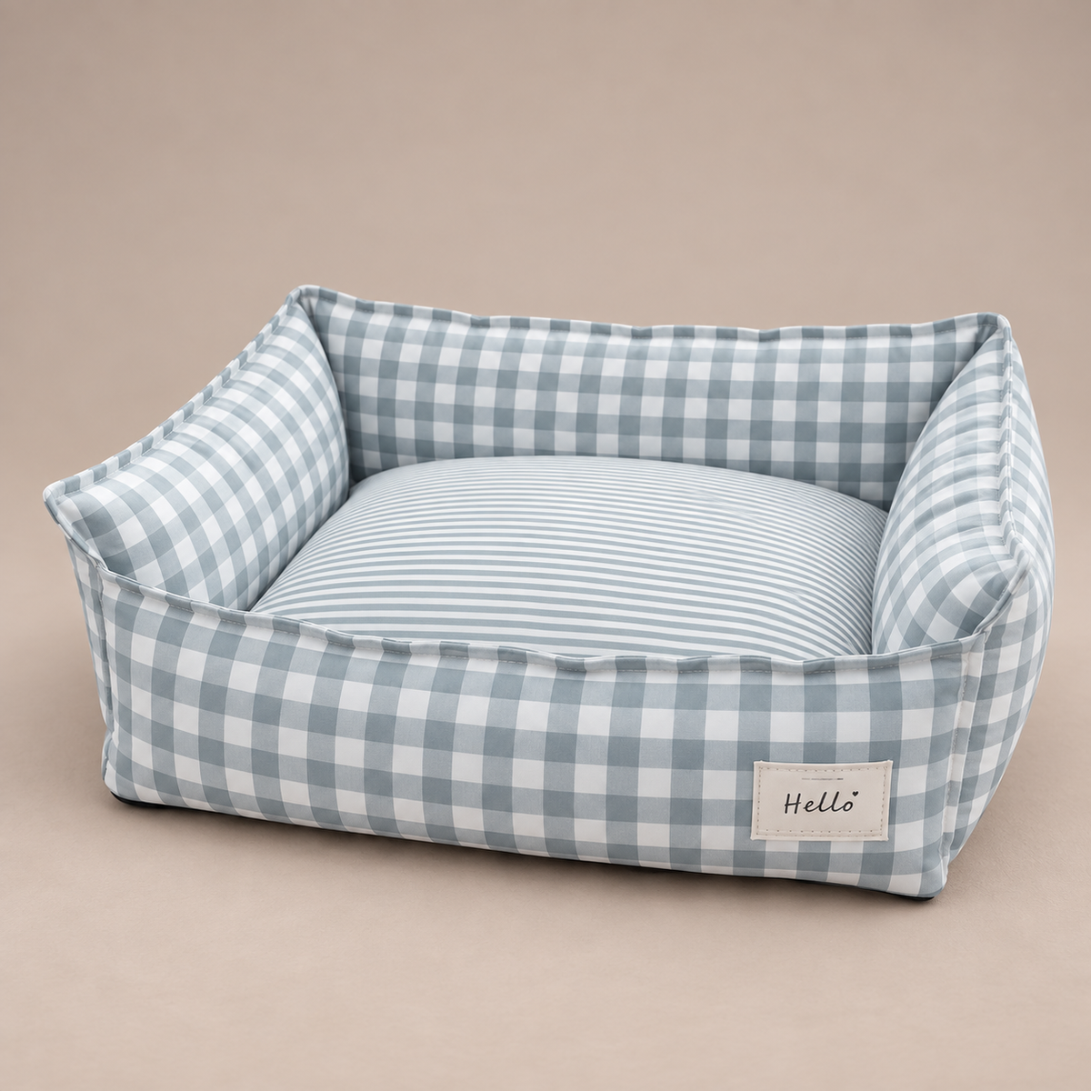 Chelsea Gingham Dog Bed