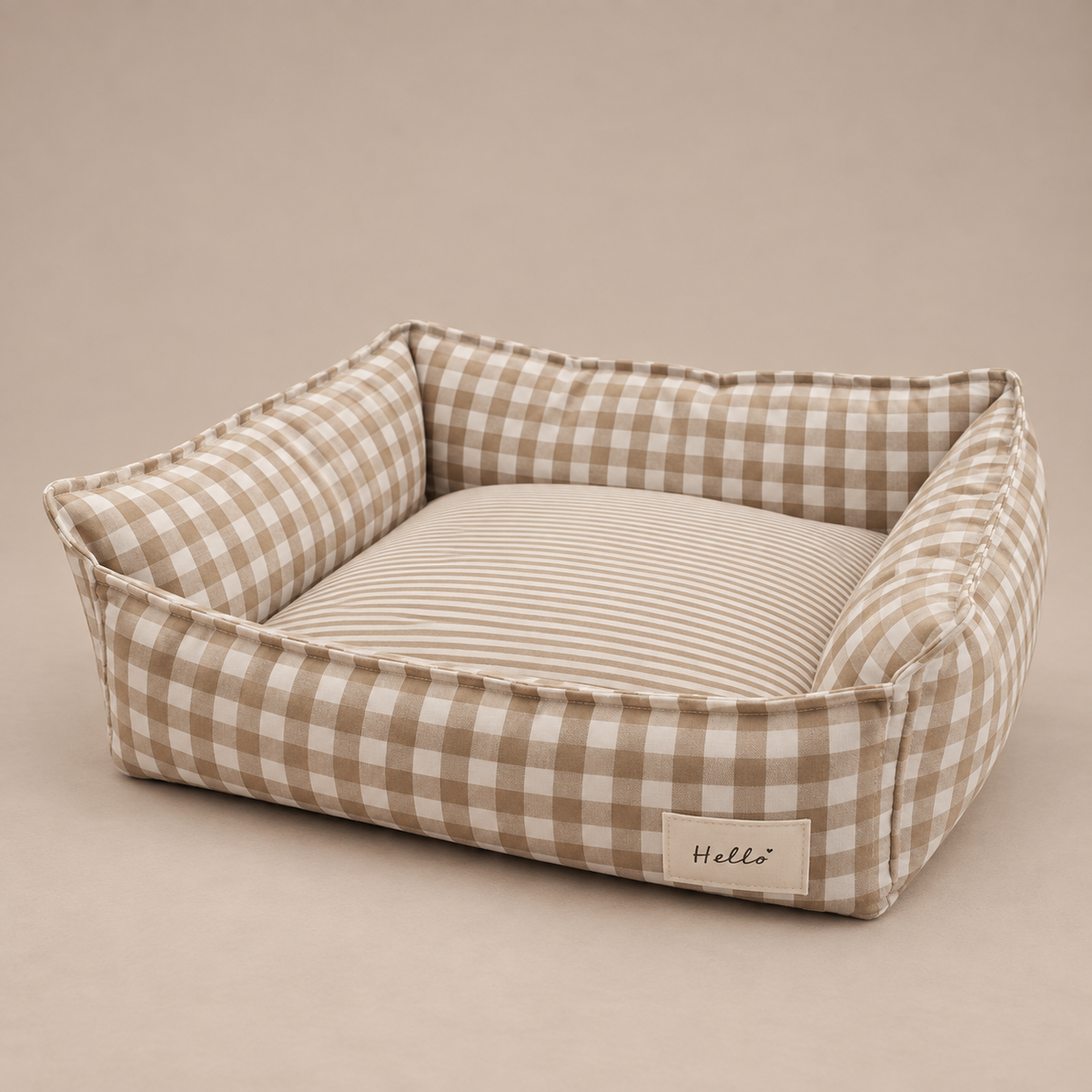 Chelsea Gingham Dog Bed