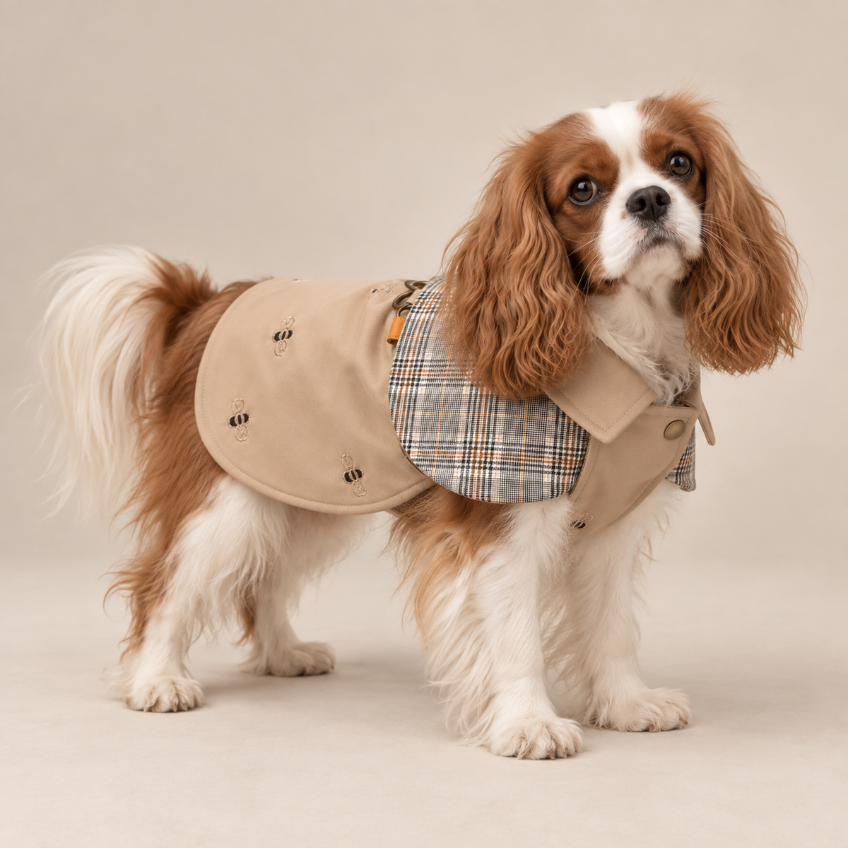 The Kensington Check Cape