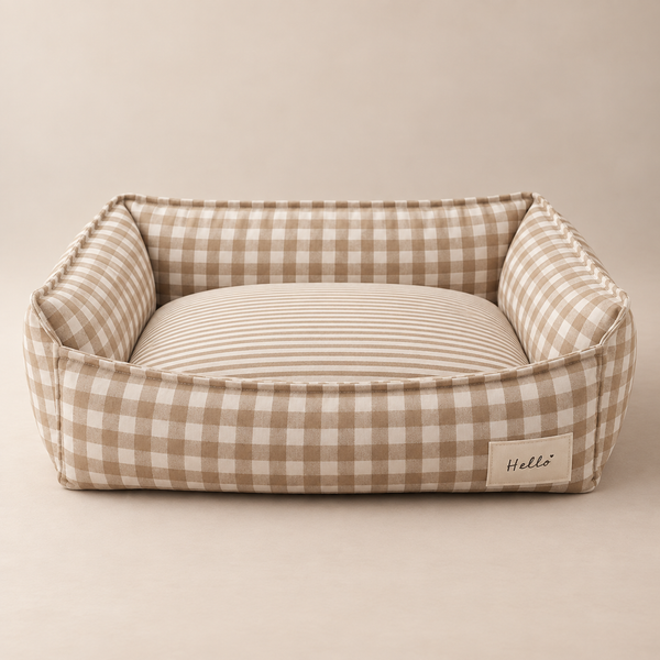 The Belsize Gingham Bed