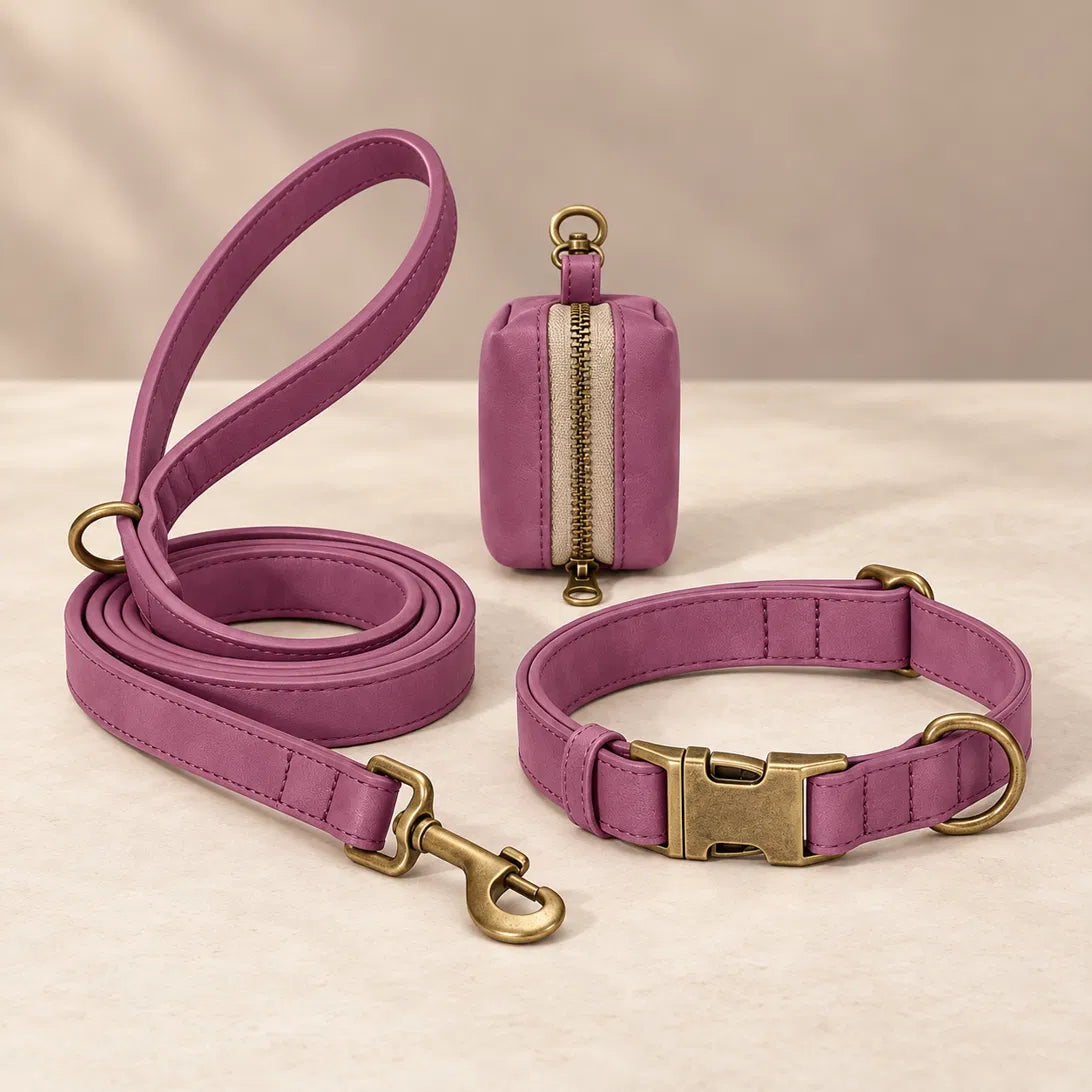 The Marylebone Walking Set in Plum