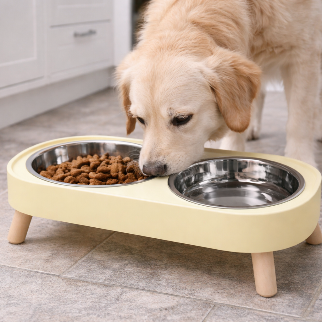 Elevated Double Pet Feeder